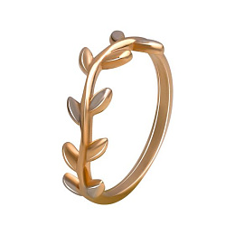 A gold ring without stones