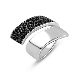 Silver Ring with Fianites