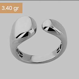 Золота каблучка без каменів