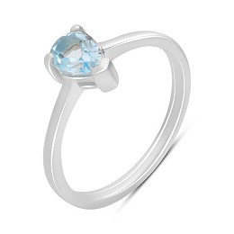 Серебряное кольцо с топазом 0.771ct