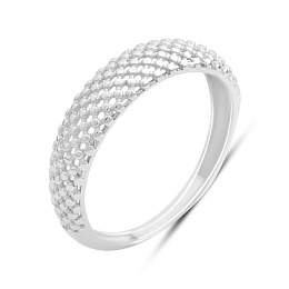 Срібна каблучка без каменів