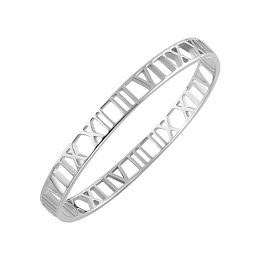 Срібний браслет без каменів