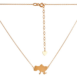 Золотое колье без камней