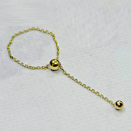 A gold ring without stones