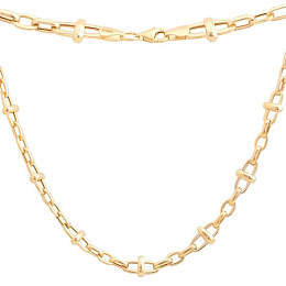 Серебряное колье без камней