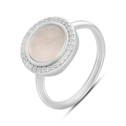 Серебряное кольцо с перламутром