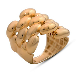 Золотое кольцо без камней