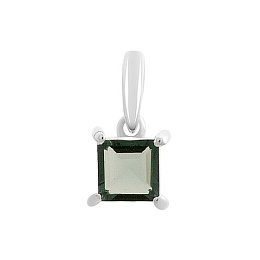Серебряная подвеска с топазом Лондон Блю 0.6ct