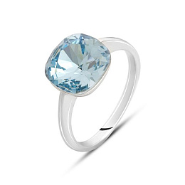 Silver Ring with Fianites