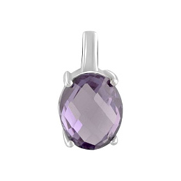 Серебряная подвеска с александритом 3.27ct