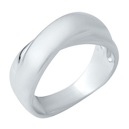 Silver ring without stones