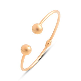Gold bracelet without stones