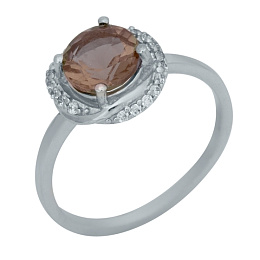 Серебряное кольцо с султанитом 1.57ct