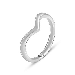 Silver ring without stones