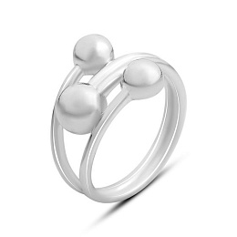 Silver ring without stones