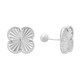 Срібні сережки без каменів