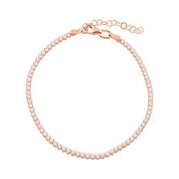 Золотой браслет с фианитами