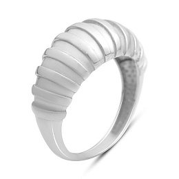 Silver ring without stones