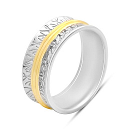 Silver ring without stones