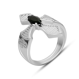 Silver Ring with Fianites
