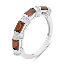 Серебряное кольцо с гранатом 2.3ct