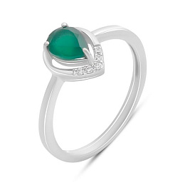 Серебряное кольцо с агатом 0.663ct