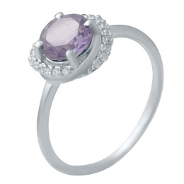 Серебряное кольцо с олександритом