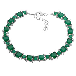 Срібний браслет з агатом 10.506ct