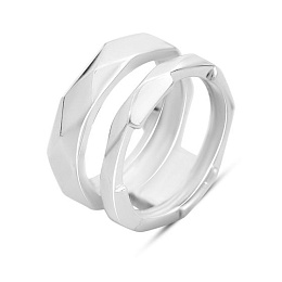 Срібна каблучка без каменів