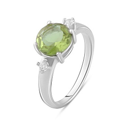 Серебряное кольцо с султанитом 1.94ct