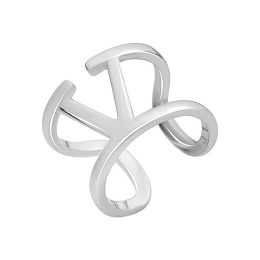 Срібна каблучка без каменів