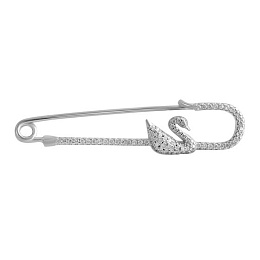 Silver pendant with phianites