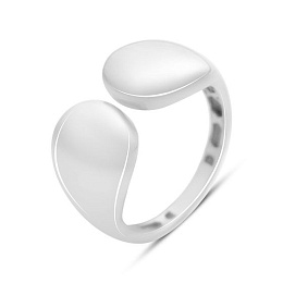 Silver ring without stones