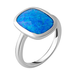 Серебряное кольцо с опалом