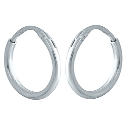 Серебряные серьги без камней