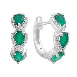 Silver ring with agate 1.48ct