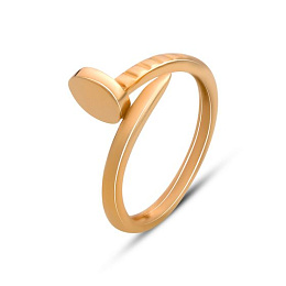 Золотое кольцо без камней