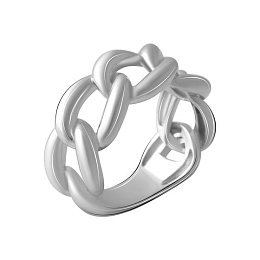 Silver ring without stones
