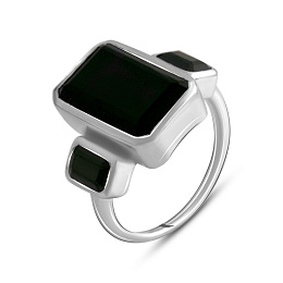 Срібна каблучка з оніксом 7.808ct