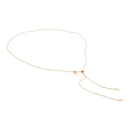 Gold necklace without stones