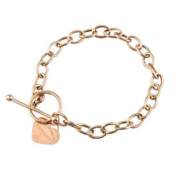 Gold bracelet without stones