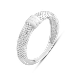 Срібна каблучка без каменів