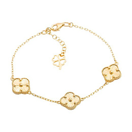 Gold bracelet without stones