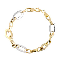 Gold bracelet without stones