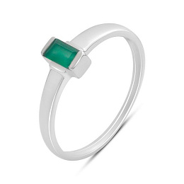 Серебряное кольцо с агатом 0.263ct