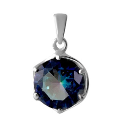 Срібна підвіска з містичним топазом 2,175 карата