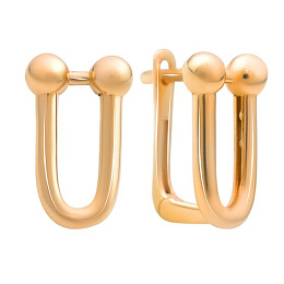 Silver earrings without stones