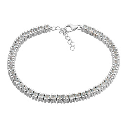 Silver bracelet with topaz 6.505ct