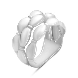 Silver ring without stones