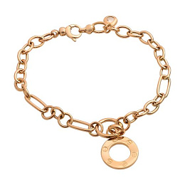 %Padge2% silver bracelet with 0.01ct fianites